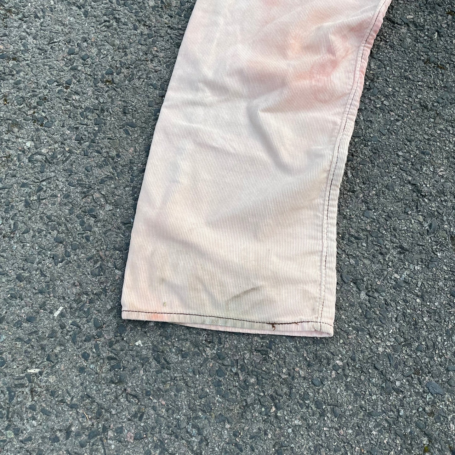 Custom Levi’s Two Tiger Print Jeans – Beige with Artwork | 1 of 1 Reworked Denim