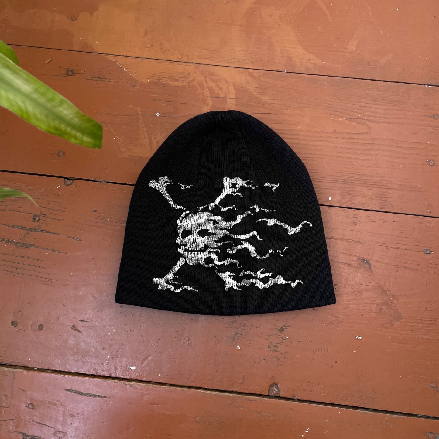 Streetwear Y2K Beanie Hat Grunge ALT Op!um SK8 Skull