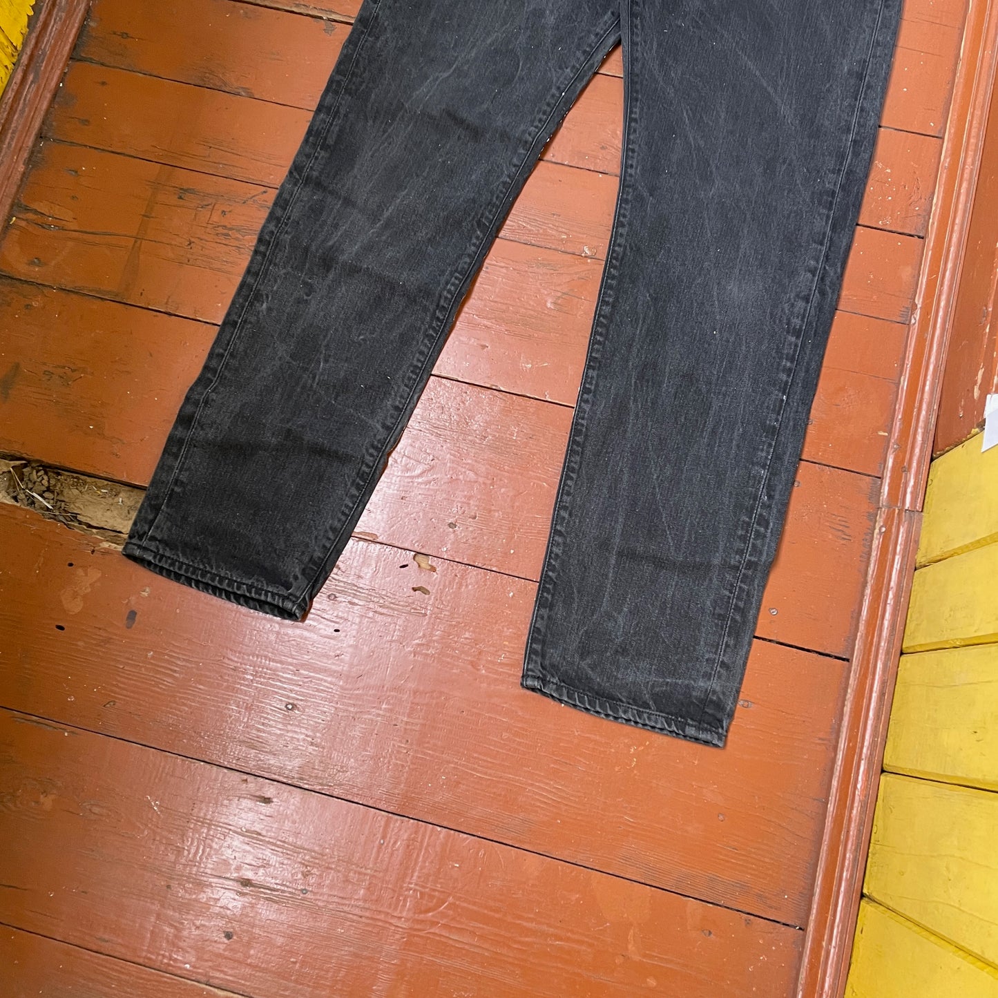 Custom Carhartt Snake Jeans – White Serpent Print on Black Denim | Alt Streetwear 1 of 1 Reworked Pants