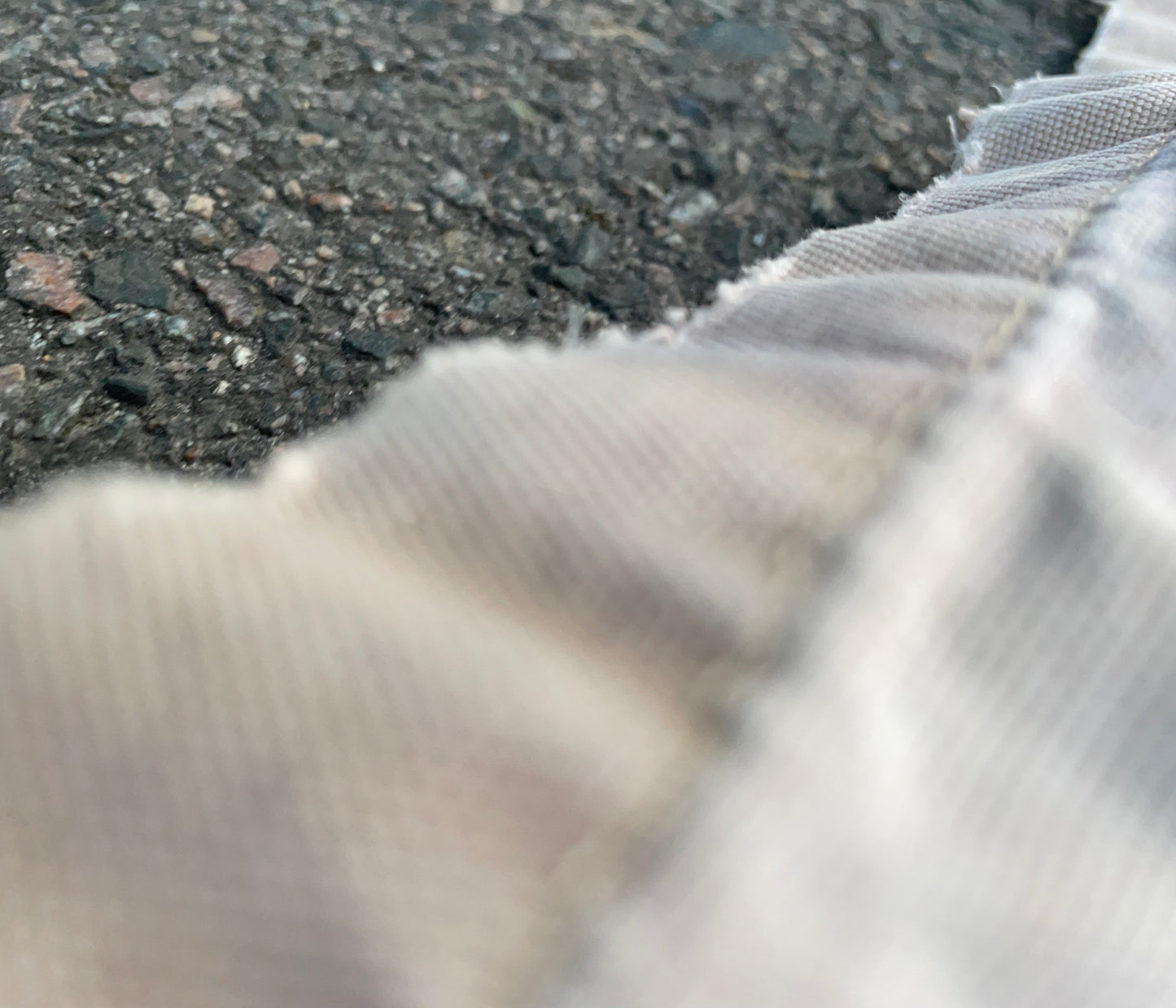 Custom Carhartt Cargo Shorts – Beige Canvas with Back Skeleton Print | Vintage Workwear 1 of 1