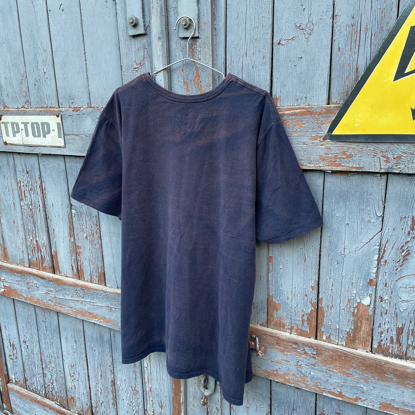 Custom Nike 'Opium' Graphic T-Shirt โ Black with Blue/White Print | Reworked Vintage