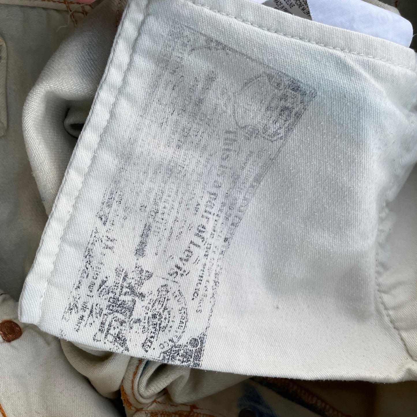Hand-Reworked Leopard Print Jeans – Blue Art Denim Pants, 1 of 1 Upcycled Piece