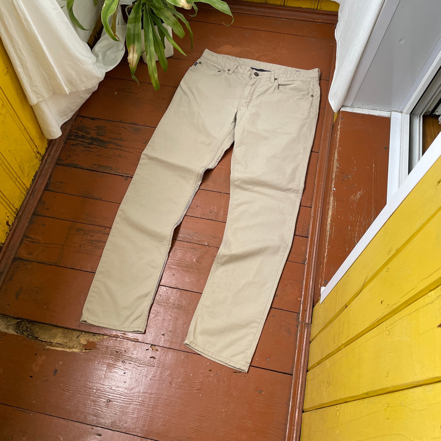 Custom Polo Ralph Lauren Classical Art Print Jeans – Muted Tones | 1 of 1 Reworked Denim Art