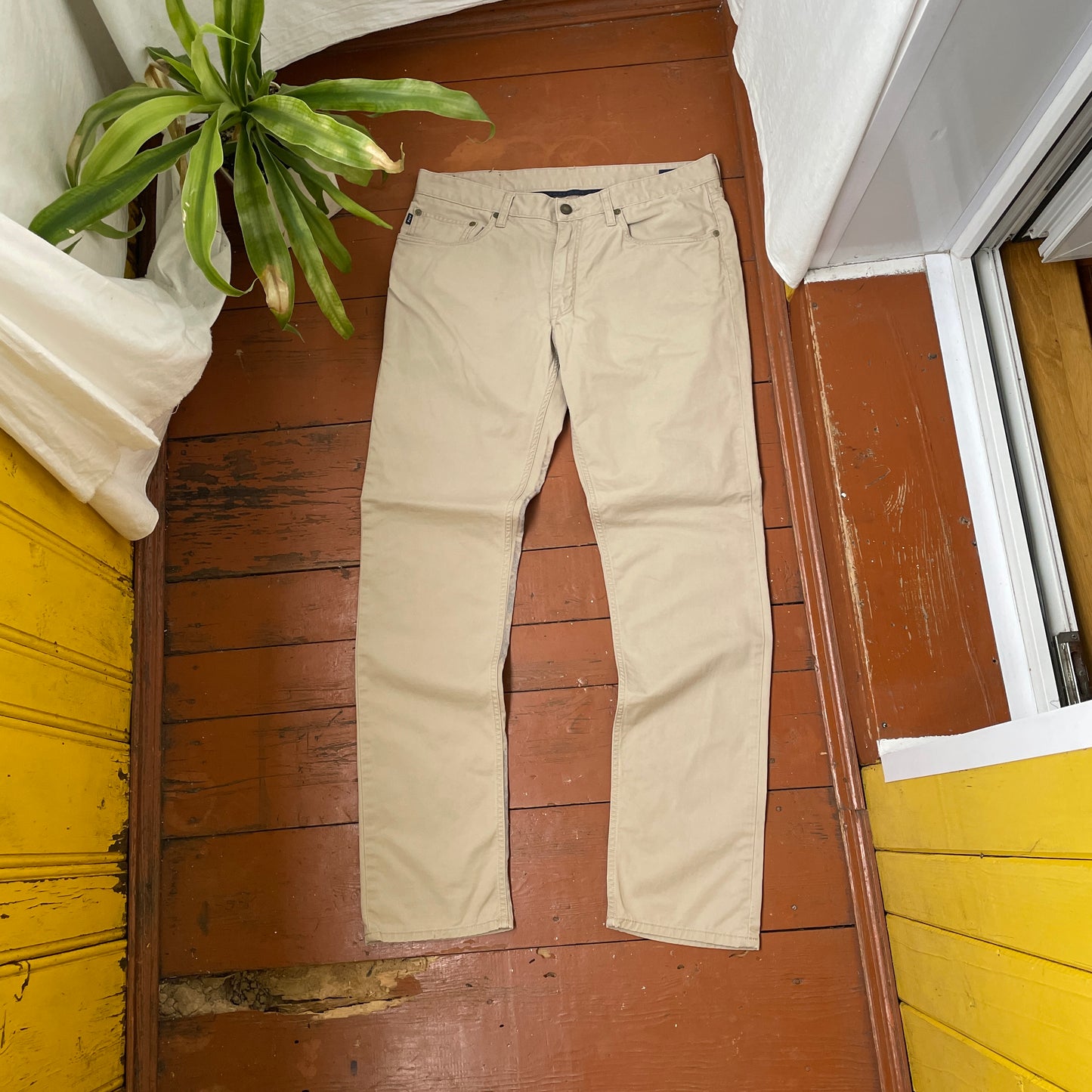 Custom Polo Ralph Lauren Classical Art Print Jeans – Muted Tones | 1 of 1 Reworked Denim Art