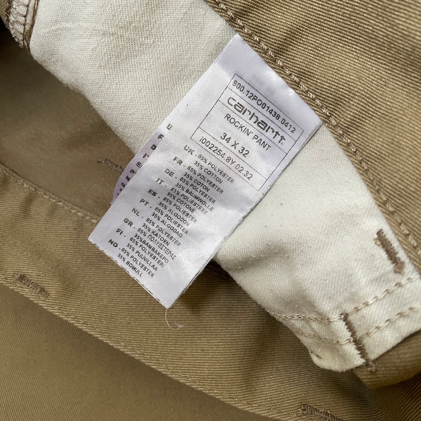 Custom Carhartt Dragon Pants โ Faded Khaki Dragon Art | Vintage Workwear 1 of 1