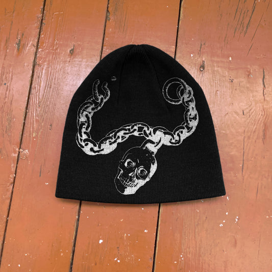 Streetwear Y2K Beanie Hat Grunge ALT Op!um SK8 skull