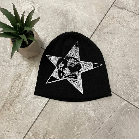 Streetwear Y2K Beanie Hat Grunge ALT Op!um SK8 Star