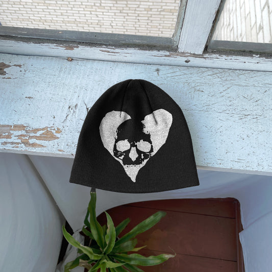 Streetwear Y2K Beanie Hat Grunge ALT Op!um SK8 Skull