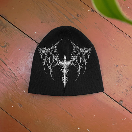 Streetwear Y2K Beanie Hat Grunge ALT Op!um SK8 Cross