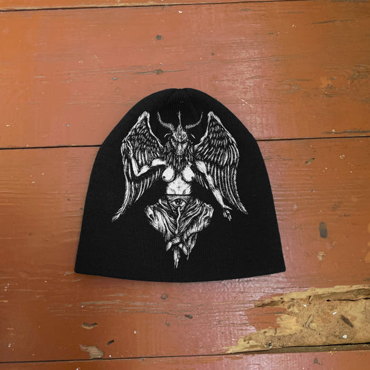 Streetwear Y2K Beanie Hat Grunge ALT Op!um SK8 Baphomet
