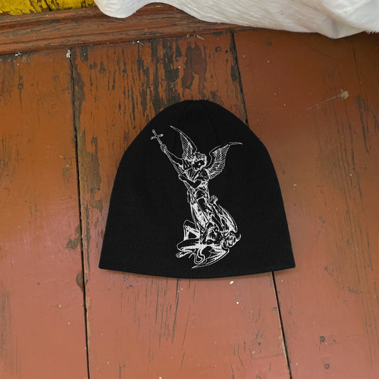 Streetwear Y2K Beanie Hat Grunge ALT Op!um SK8 Angel and Demon