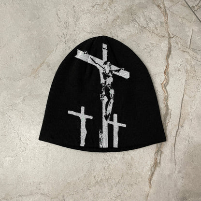 Streetwear Y2K Beanie Hat Grunge ALT Op!um SK8 Jesus