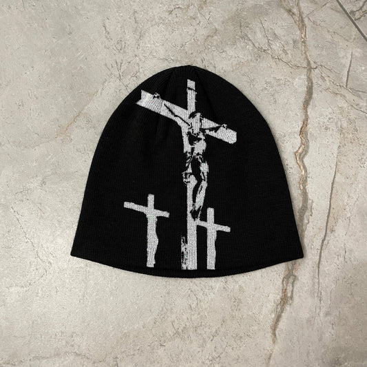 Streetwear Y2K Beanie Hat Grunge ALT Op!um SK8 Jesus