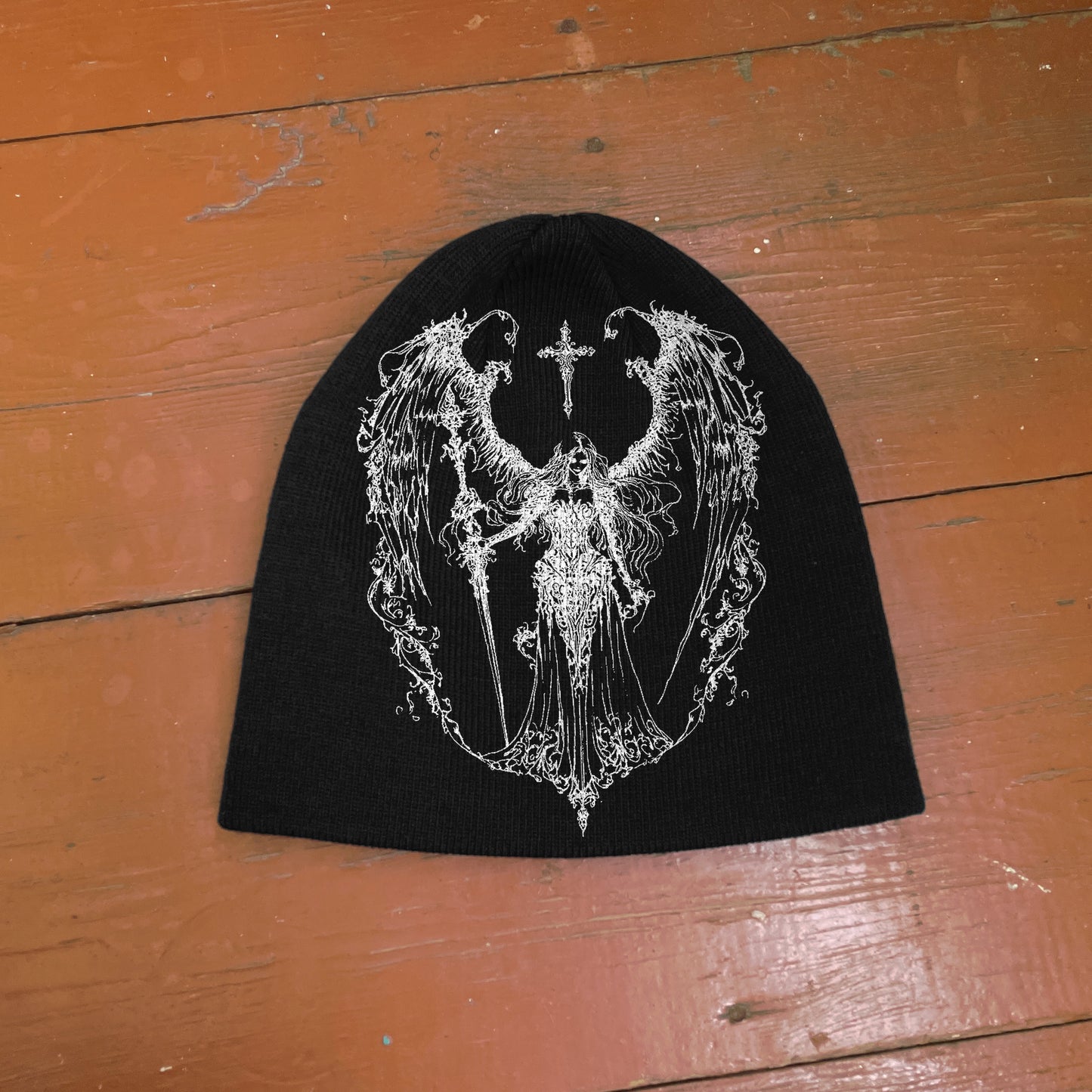 Streetwear Y2K Beanie Hat Grunge ALT Op!um SK8 baphomet