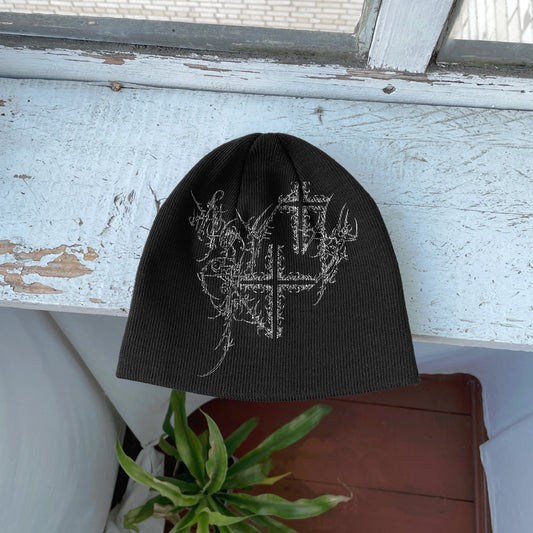 Streetwear Y2K Beanie Hat Grunge ALT Op!um SK8 Crosess