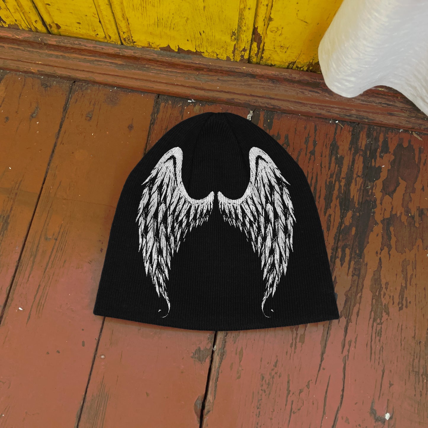Streetwear Y2K Beanie Hat Grunge ALT Op!um SK8 wings