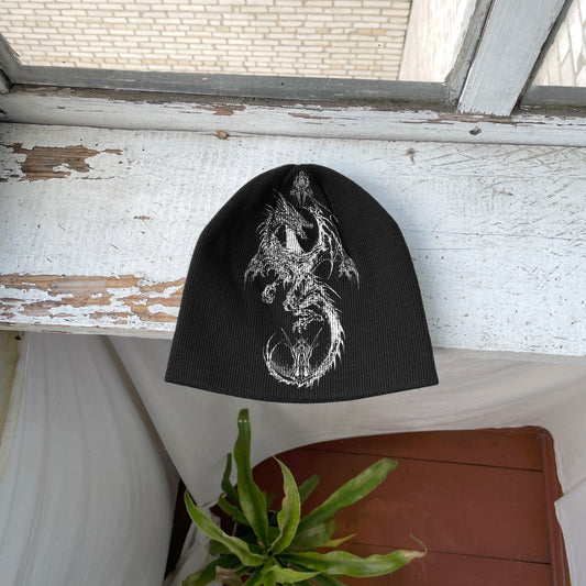 Streetwear Y2K Beanie Hat Grunge ALT Op!um SK8 Baphomet