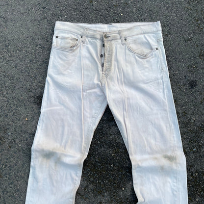 Custom Carhartt Phoenix Print Workwear Pants – White with Artwork | 1 of 1 Reworked Denim