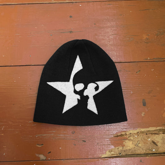 Streetwear Y2K Beanie Hat Grunge ALT Op!um SK8 Skull Star