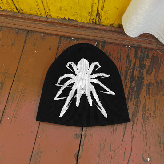 Streetwear Y2K Beanie Hat Grunge ALT Op!um SK8 spider