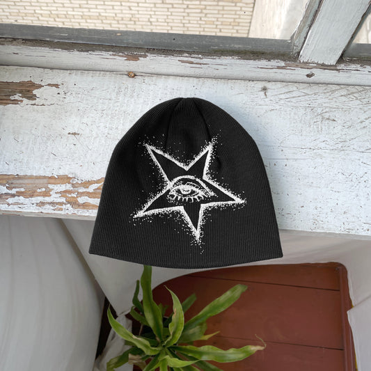 Streetwear Y2K Beanie Hat Grunge ALT Op!um SK8 eye star