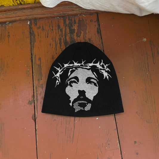 Streetwear Y2K Beanie Hat Grunge ALT Op!um SK8 Jesus
