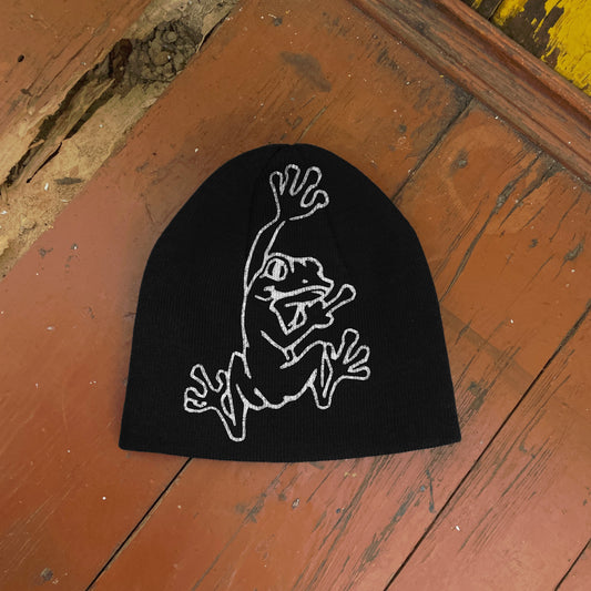 Streetwear Y2K Beanie Hat Grunge ALT Op!um SK8 Frog