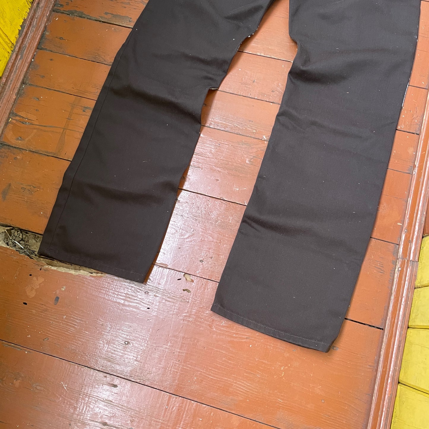 Custom Carhartt Snake Jeans – Handprinted White Serpent on Brown Denim | Alt Streetwear 1 of 1 Pants