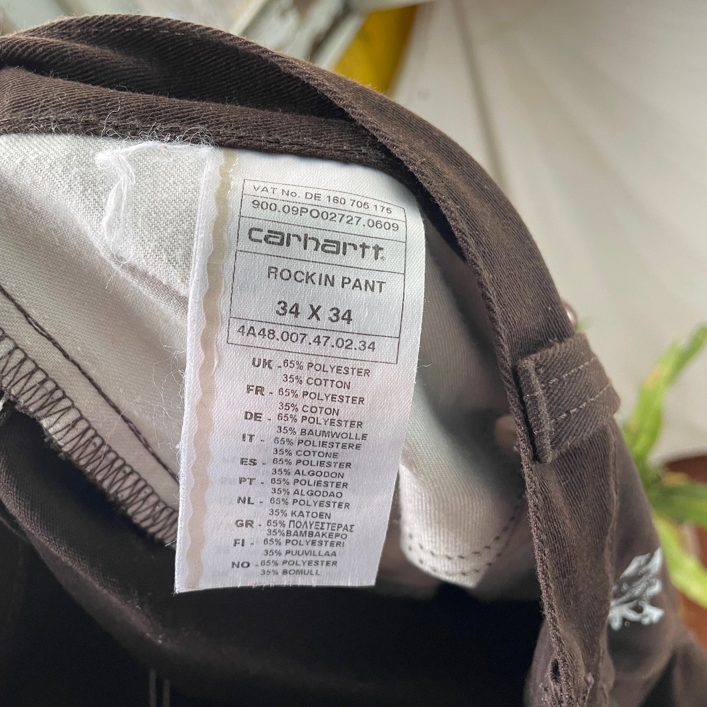 Custom Carhartt Snake Jeans – Handprinted White Serpent on Brown Denim | Alt Streetwear 1 of 1 Pants