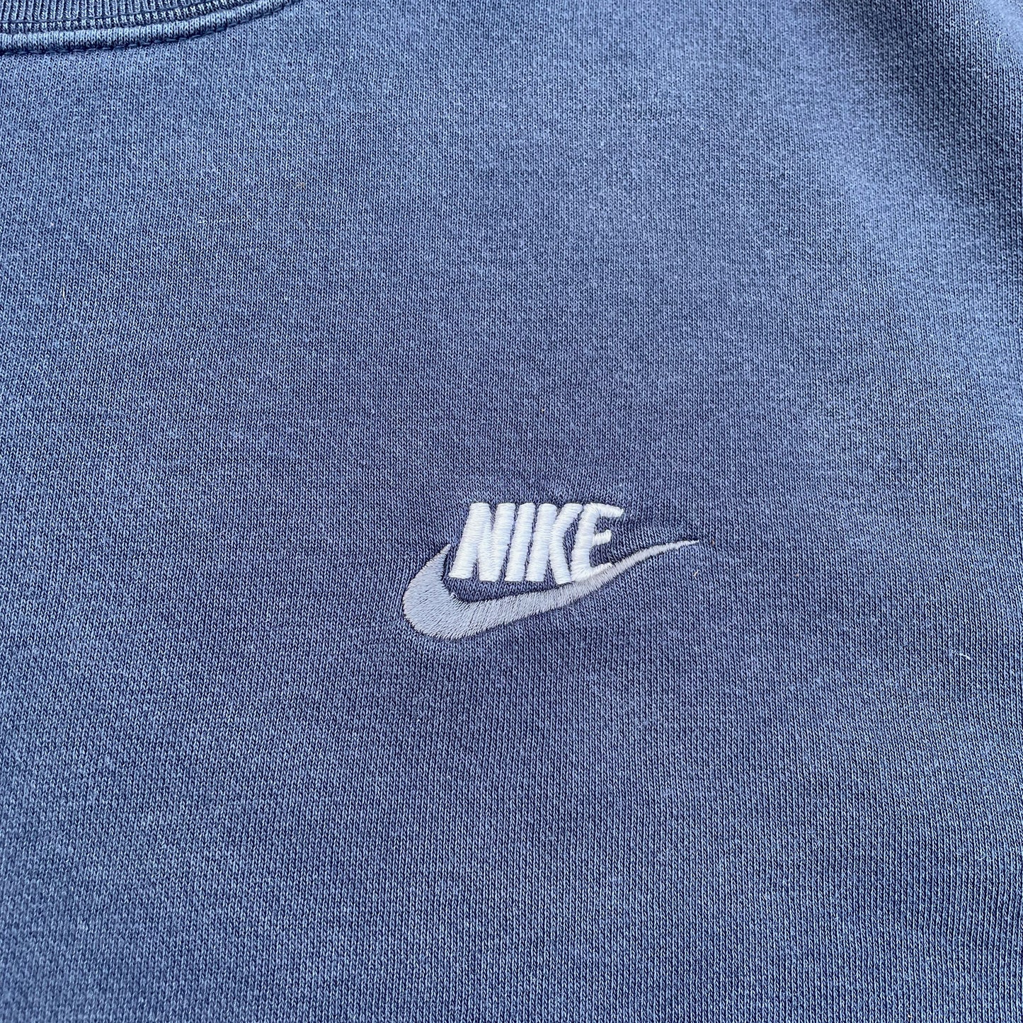 Custom Nike Navy Sweatshirt – White Tiger Print | Vintage 1 of 1