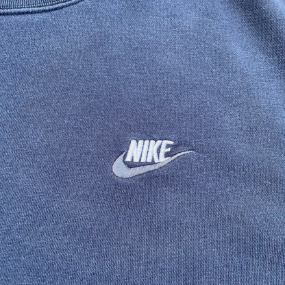 Custom Nike Navy Sweatshirt – White Tiger Print | Vintage 1 of 1