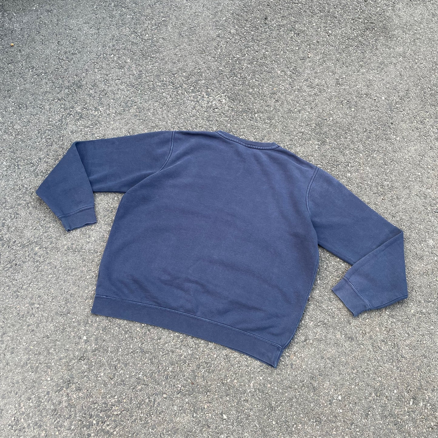 Custom Nike Navy Sweatshirt – White Tiger Print | Vintage 1 of 1