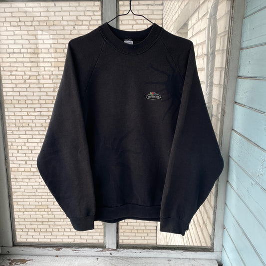 Custom Fruit of the Loom Spider Sweatshirt – Faded Black 90s Vintage Crewneck | Alt Streetwear 1 of 1