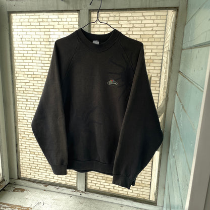 Custom Fruit of the Loom Spider Sweatshirt – Faded Black 90s Vintage Crewneck | Alt Streetwear 1 of 1