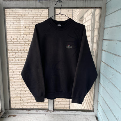 Custom Fruit of the Loom Spider Sweatshirt – Faded Black 90s Vintage Crewneck | Alt Streetwear 1 of 1