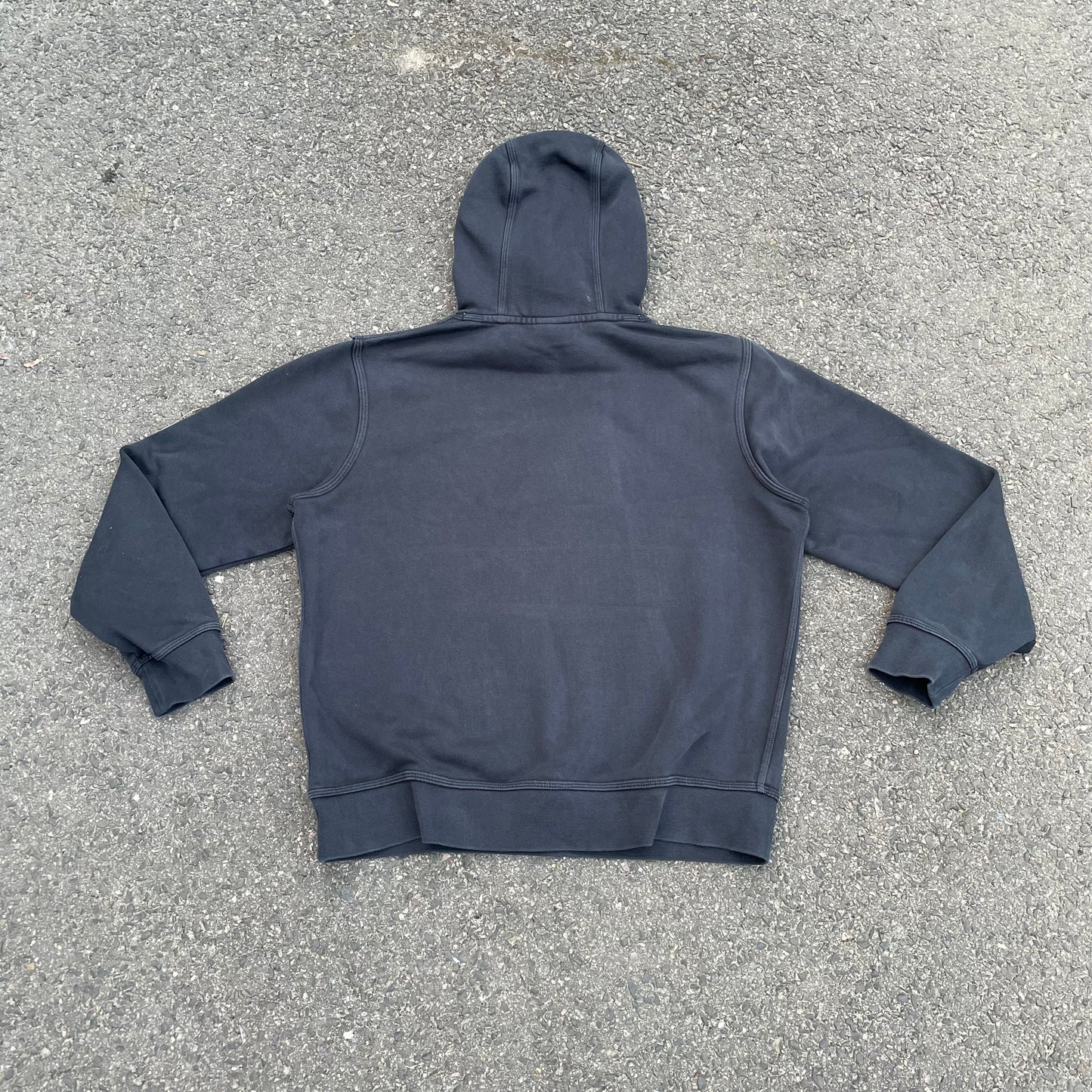 Custom Nike Tiger Graphic Sweatshirt – Black with White Print | Reworked