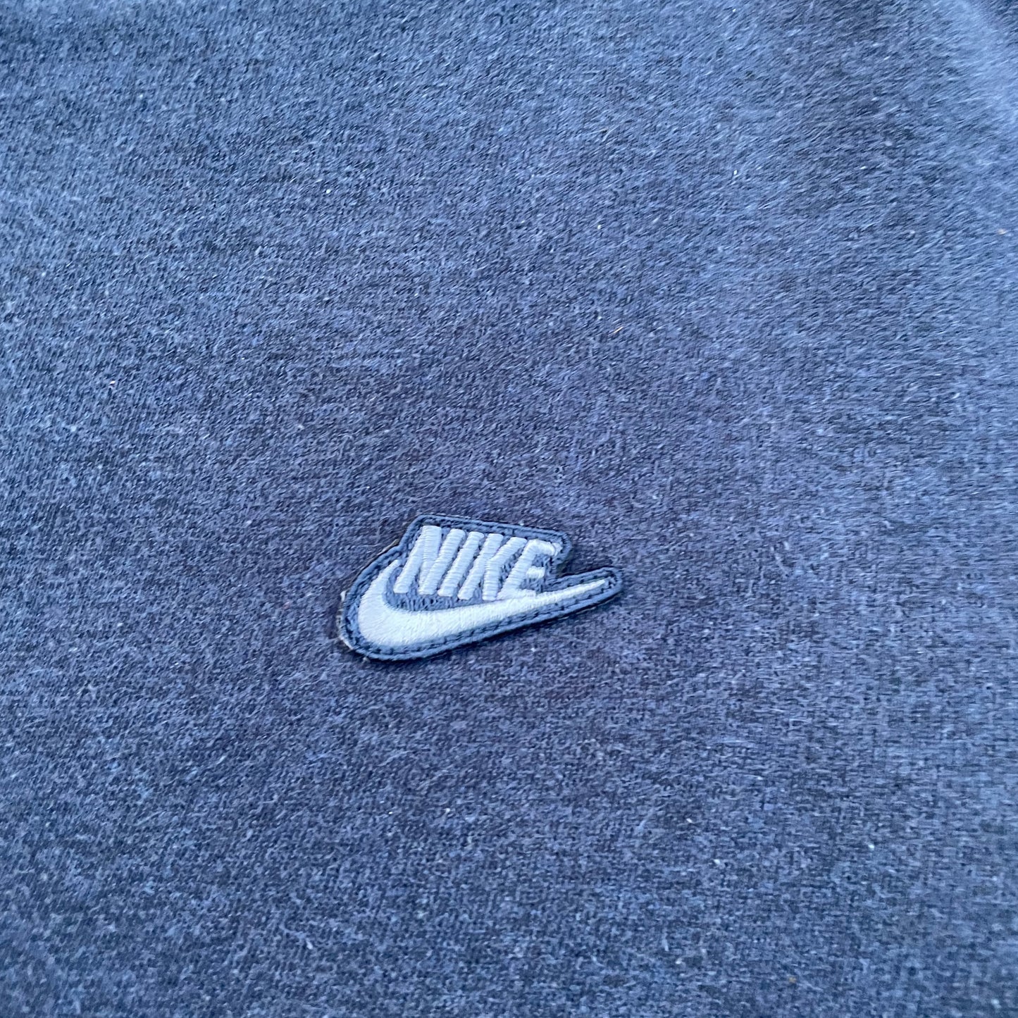 Custom Nike Tiger Print Sweatshirt – Dark Blue with White Artwork | 1 of 1 Reworked Vintage (M)
