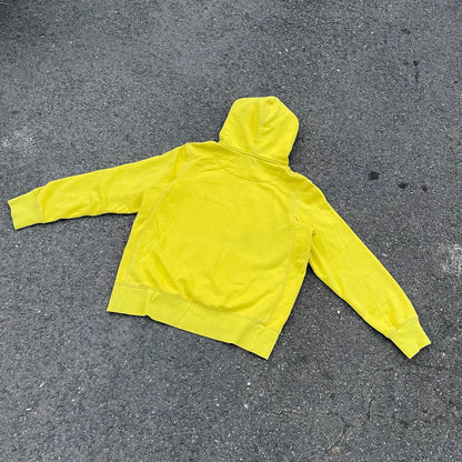 Nike Tiger Print Hoodie – Vibrant Yellow with Black Artwork | 1 of 1 Reworked