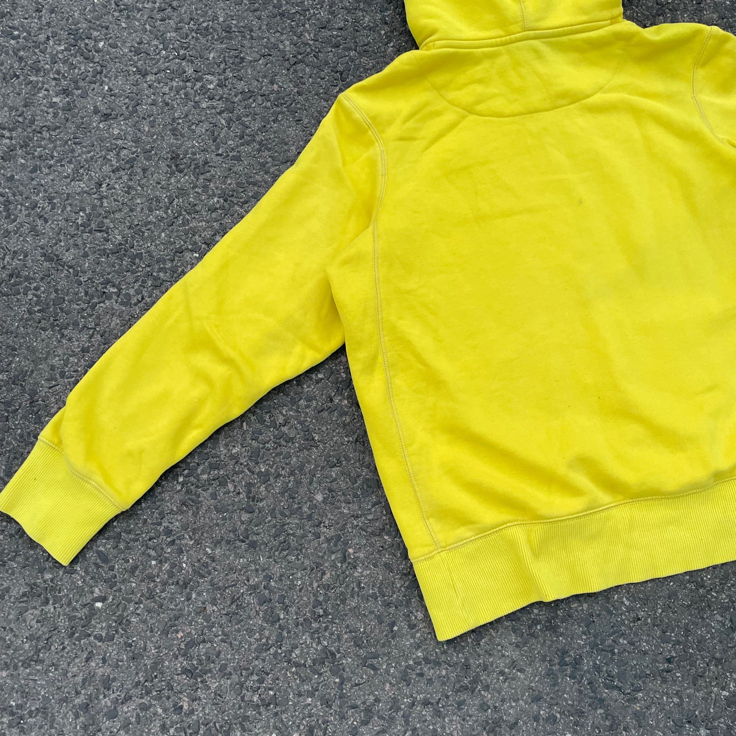 Nike Tiger Print Hoodie – Vibrant Yellow with Black Artwork | 1 of 1 Reworked