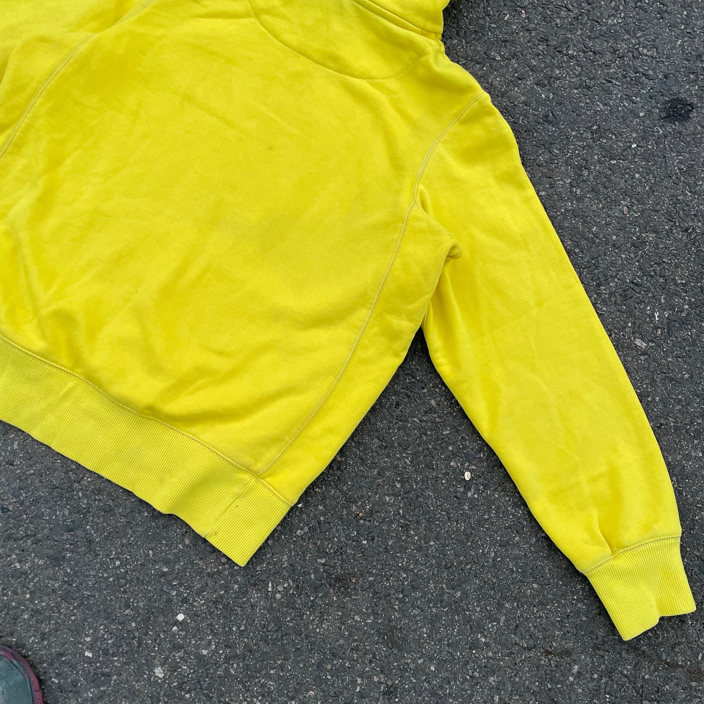 Nike Tiger Print Hoodie – Vibrant Yellow with Black Artwork | 1 of 1 Reworked