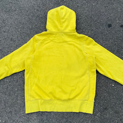 Nike Tiger Print Hoodie – Vibrant Yellow with Black Artwork | 1 of 1 Reworked