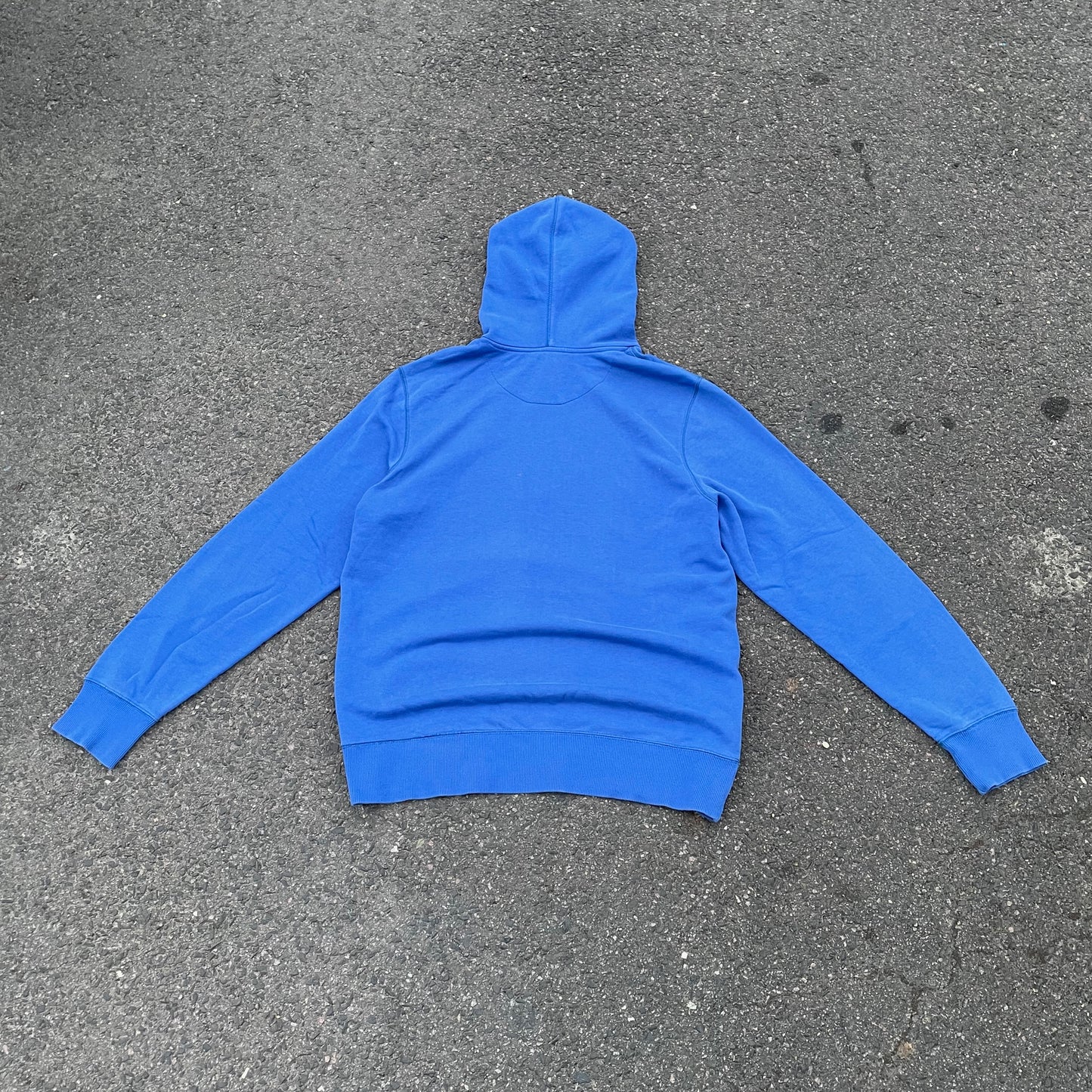 Custom Nike Tiger Print Hoodie – Vibrant Blue with White Artwork | 1 of 1 Reworked