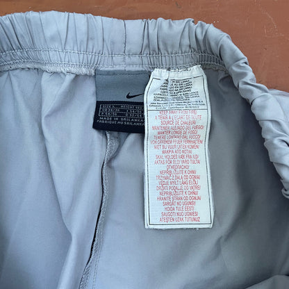 Custom Nike Tech Pants – Black Grunge Root Print | Vintage Streetwear 1 of 1