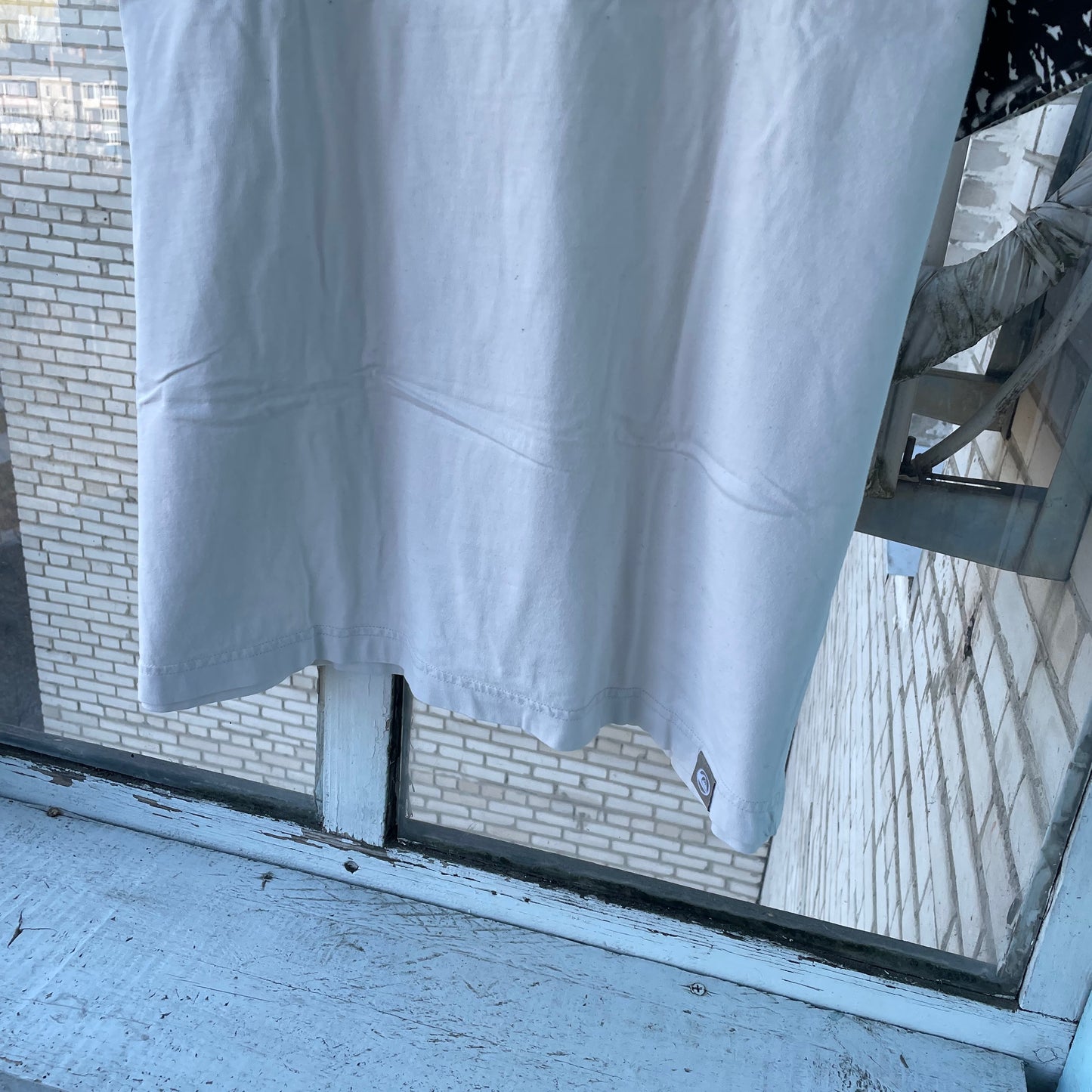 Custom Y2K Graphic Tee – White Oversized with Root Sleeve Print | Vintage Streetwear 1 of 1