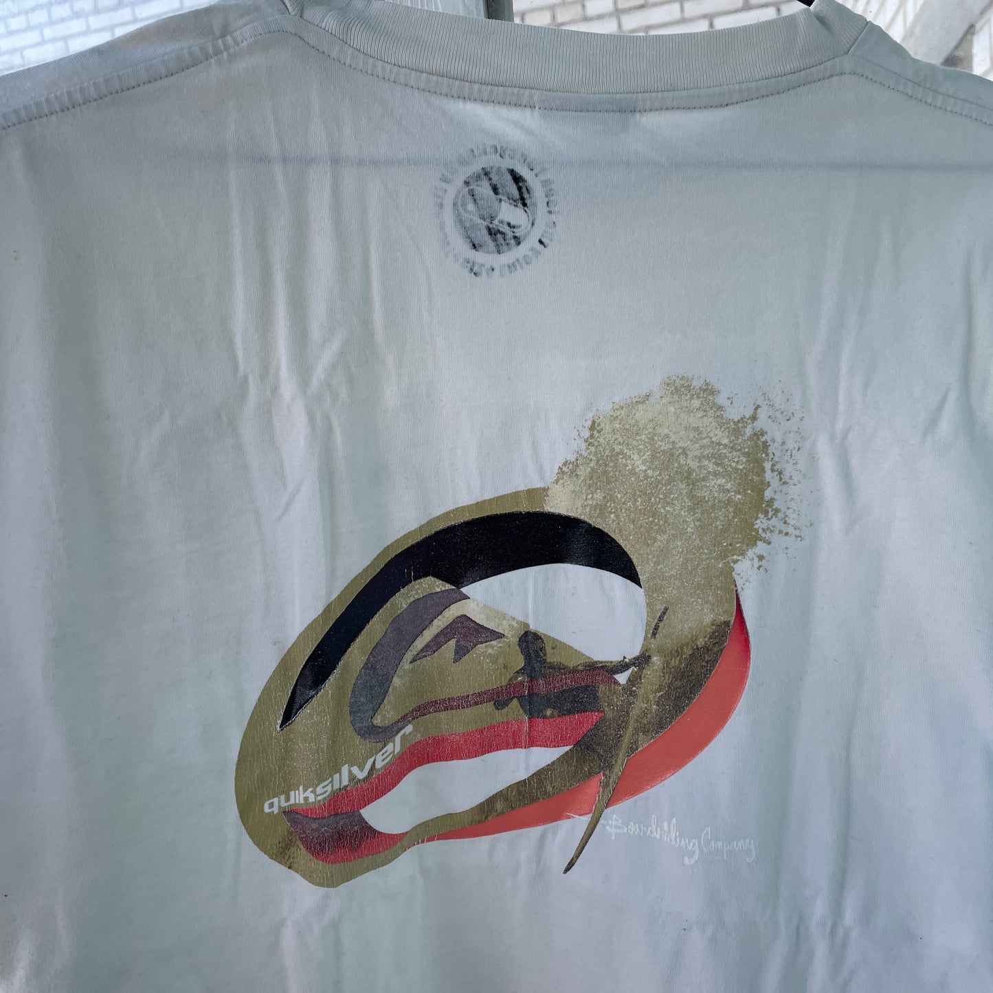 Custom Y2K Graphic Tee – White Oversized with Root Sleeve Print | Vintage Streetwear 1 of 1