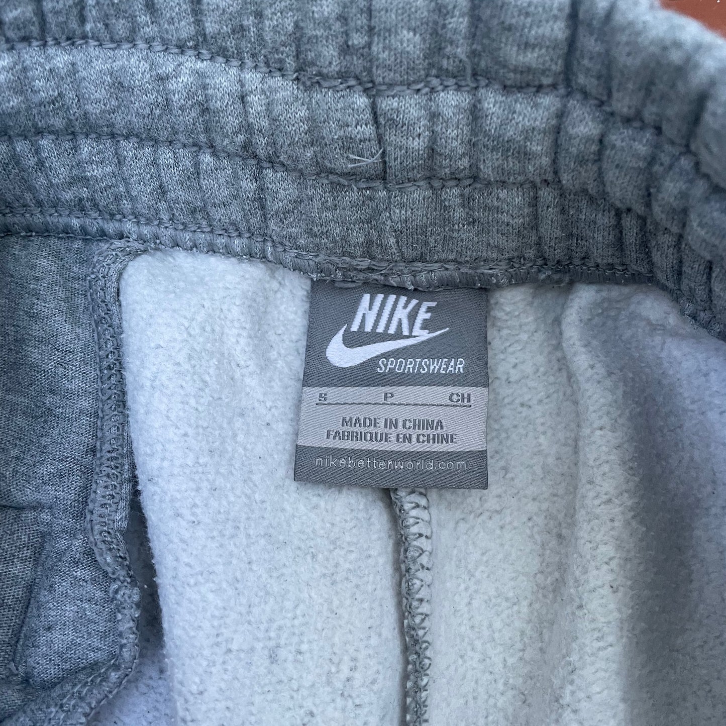 Custom Nike Sweatpants – Grey with Black Leg Print | Vintage Grunge 1 of 1