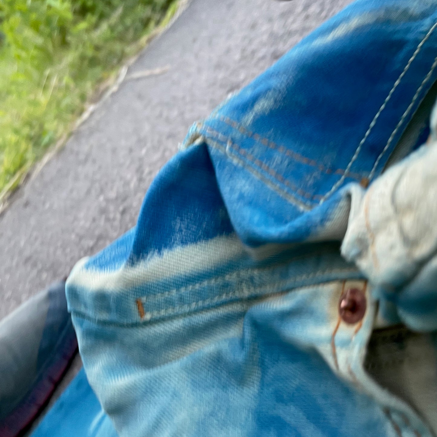 Custom Diesel Mushroom Pants – Surreal Fungal Art  | Vintage 1 of 1