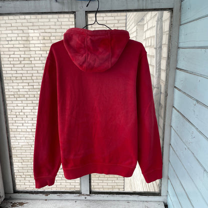 Custom Nike Red Hoodie – Hand-Faded Spider Hoodie | Vintage Grunge 1 of 1
