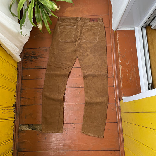 Custom Polo Ralph Lauren Dragon Corduroy pants | 1 of 1 Vintage Denim Art