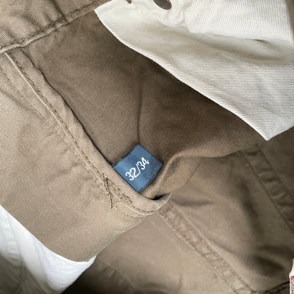 Custom Polo Ralph Lauren Dragon Pants – Olive Green Washed Canvas with Back Dragon Art | 1 of 1
